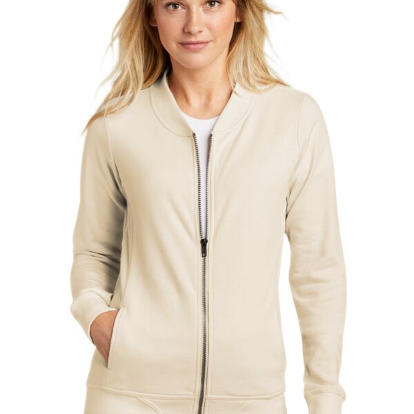 Womens Lightweight French Terry Bomber Thumbnail