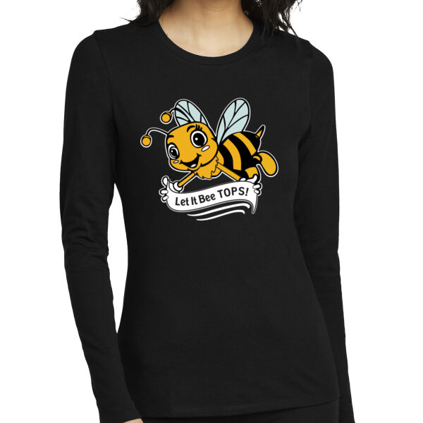 Women's Perfect Blend ® CVC Long Sleeve Tee Thumbnail