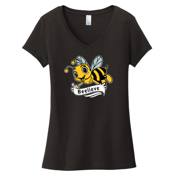 Crystalline Print Women's V-Neck Tee Thumbnail