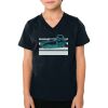 2156 Toddler Fine Jersey V-Neck T-Shirt Thumbnail