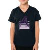 2156 Toddler Fine Jersey V-Neck T-Shirt Thumbnail