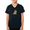 2156 Toddler Fine Jersey V-Neck T-Shirt Thumbnail
