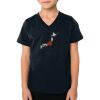 2156 Toddler Fine Jersey V-Neck T-Shirt Thumbnail