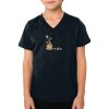 2156 Toddler Fine Jersey V-Neck T-Shirt Thumbnail