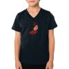 2156 Toddler Fine Jersey V-Neck T-Shirt Thumbnail