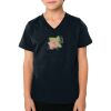 2156 Toddler Fine Jersey V-Neck T-Shirt Thumbnail