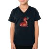 2156 Toddler Fine Jersey V-Neck T-Shirt Thumbnail