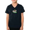 2156 Toddler Fine Jersey V-Neck T-Shirt Thumbnail