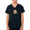 2156 Toddler Fine Jersey V-Neck T-Shirt Thumbnail