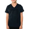 2156 Toddler Fine Jersey V-Neck T-Shirt Thumbnail