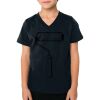2156 Toddler Fine Jersey V-Neck T-Shirt Thumbnail