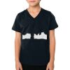 2156 Toddler Fine Jersey V-Neck T-Shirt Thumbnail