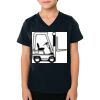 2156 Toddler Fine Jersey V-Neck T-Shirt Thumbnail