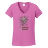 Women's Heavy Cotton 100% Cotton V Neck T Shirt Thumbnail